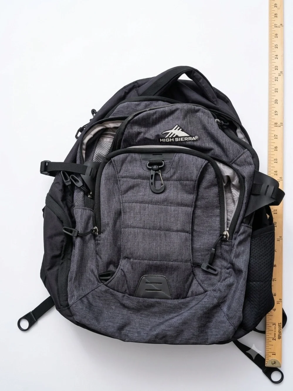 High Sierra Men's/Women’s Gray Travel & Laptop Backpack